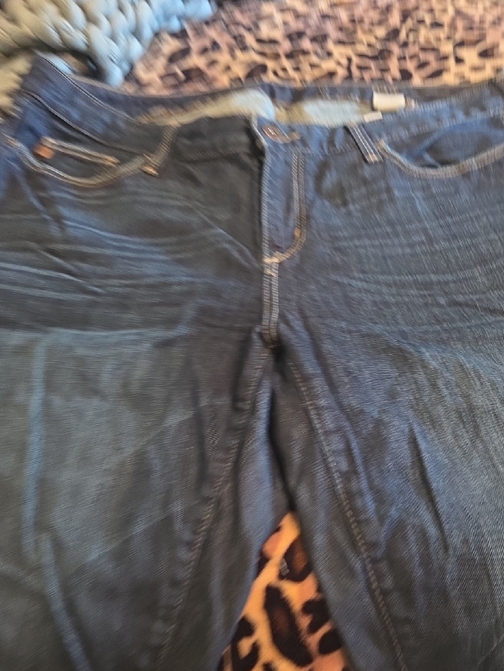 Eddie Bauer Dark Blue Cropped Jeans